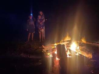 camping campfire